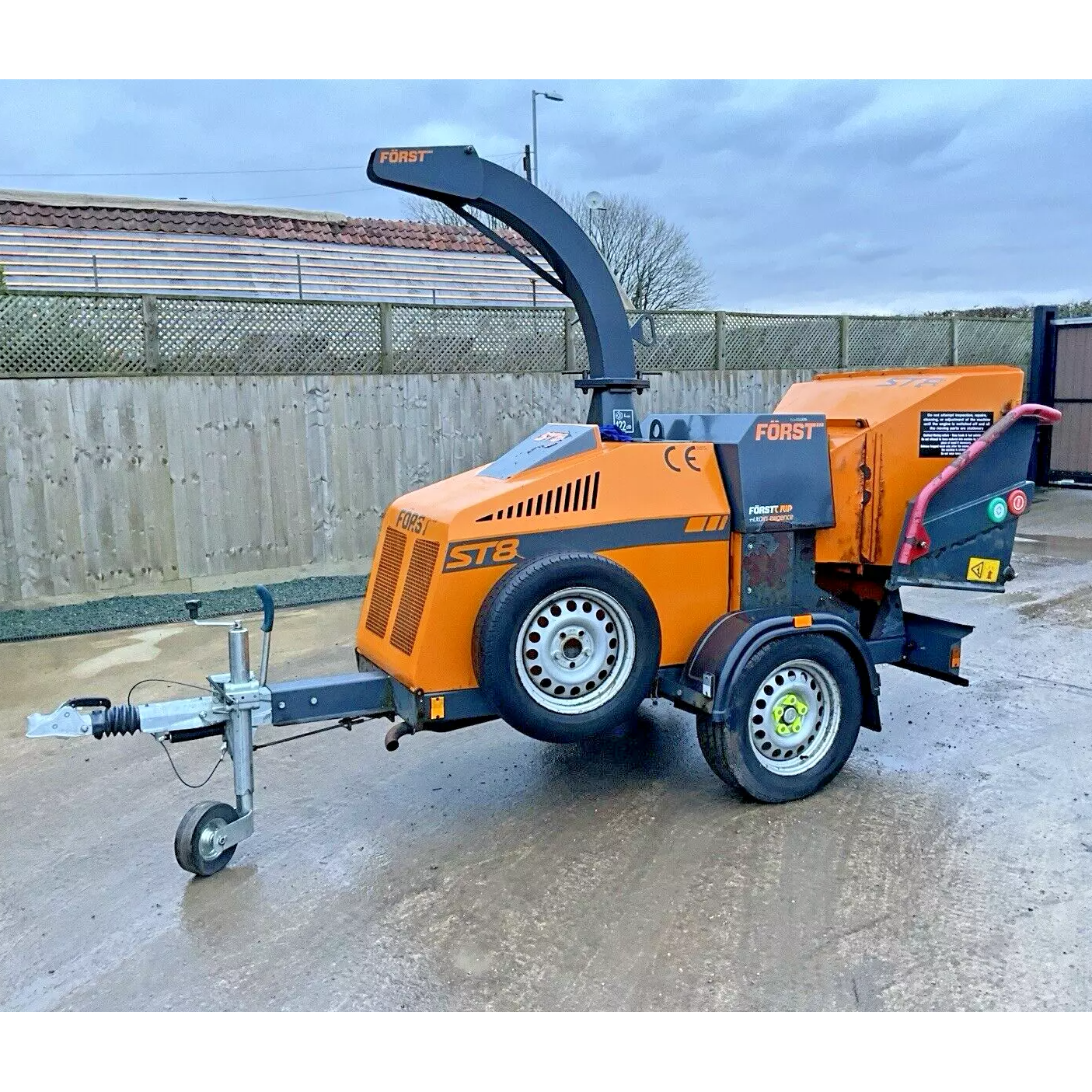 2015 FORST ST8 FAST TOW DIESEL WOODCHIPPER